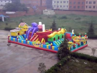 Giant Octopus Inflatable Playground 15x8x6.5m
