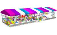 Softplay Game Park with Roof 19x7x4 mt